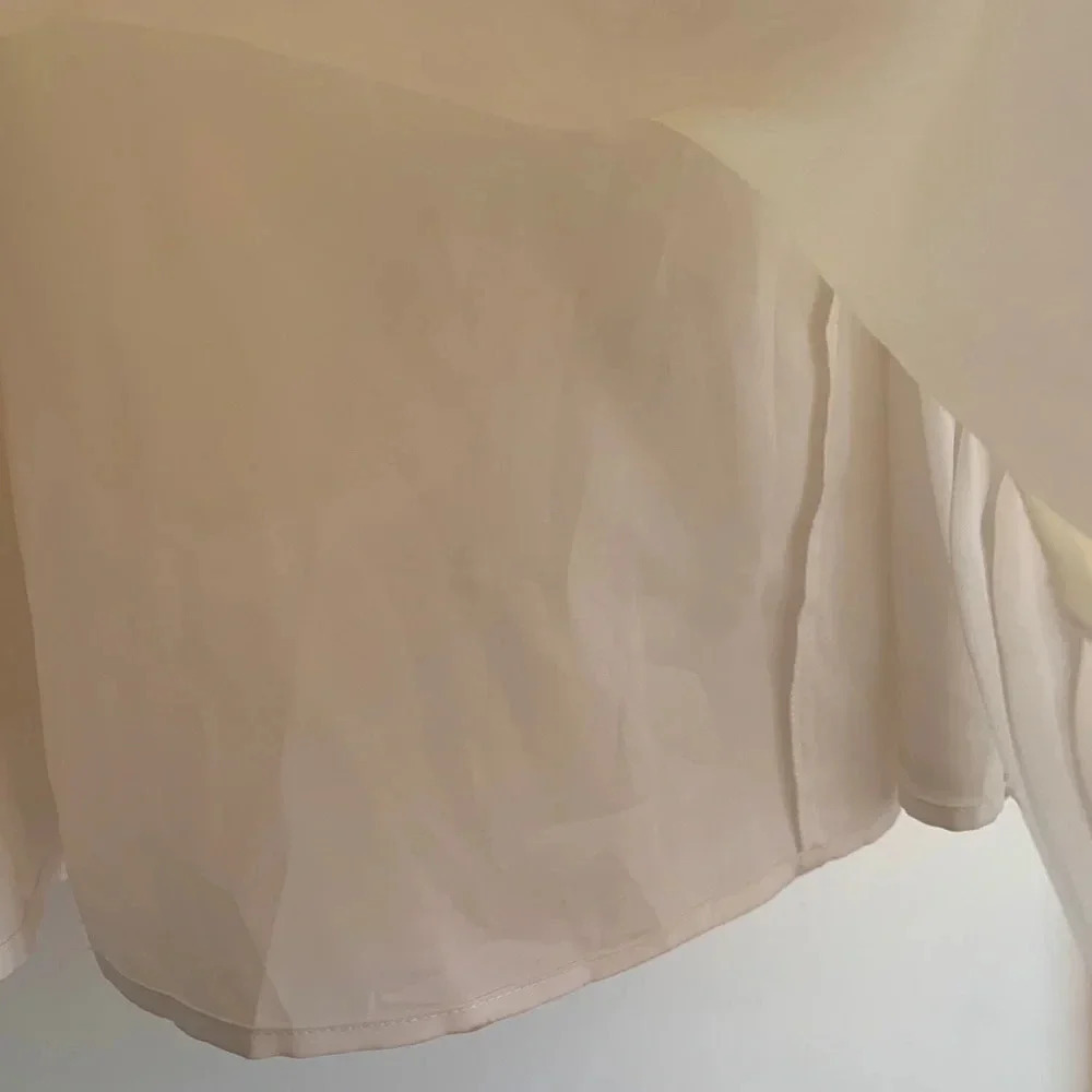 Cynthia Steffe Eden Sleeveless Cream Pleated Maxi‎ Gown Size 4 - NWT - Picture 16 of 16
